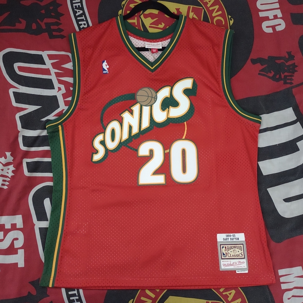 1999-00 Seattle Supersonics Gary Payton swingman jersey XL